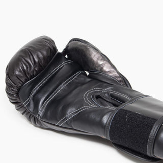 Guantoni Di Nardo con velcro 16 Oz Marrone-nero-argento
