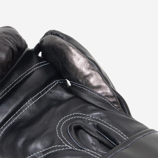 Guantoni Di Nardo con velcro 16 Oz Marrone-nero-argento