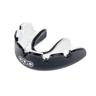 Paradenti Opro Instant Custom-Fit per apparecchio Nero-bianco
