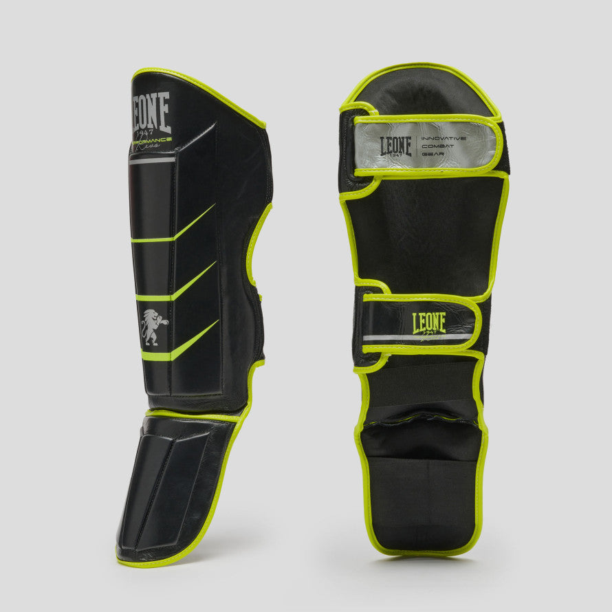 Paratibie Leone Revo Fluo PT160F con parapiedi