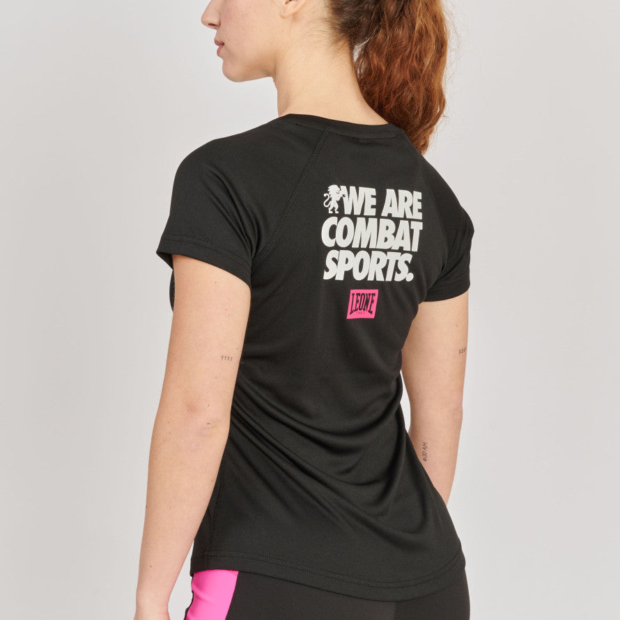 T-shirt donna Leone Logo Wacs ABX144