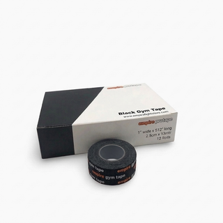 Nastro nero Empire Gym Tape 2,5 cm x 13 mt - Box da 12 pz