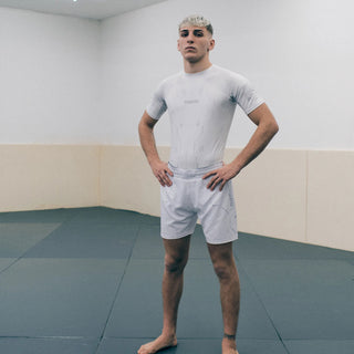 Pantaloncini MMA Manto Shield Bianco