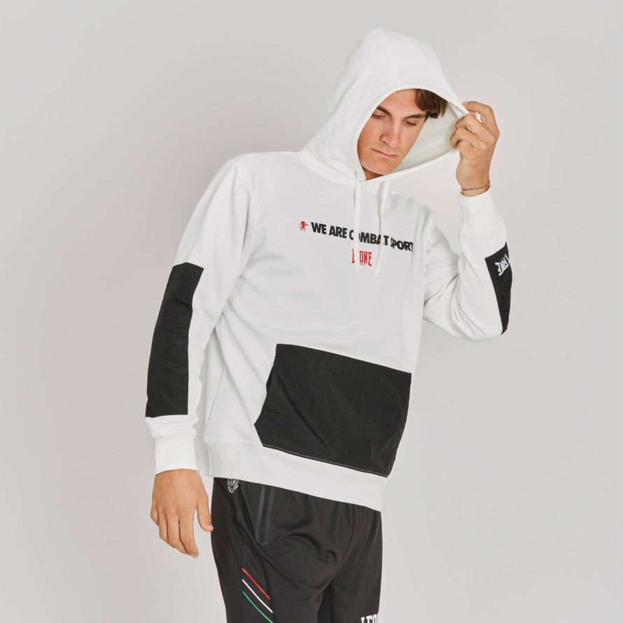 Felpa Leone Logo Wacs con cappuccio ABX136