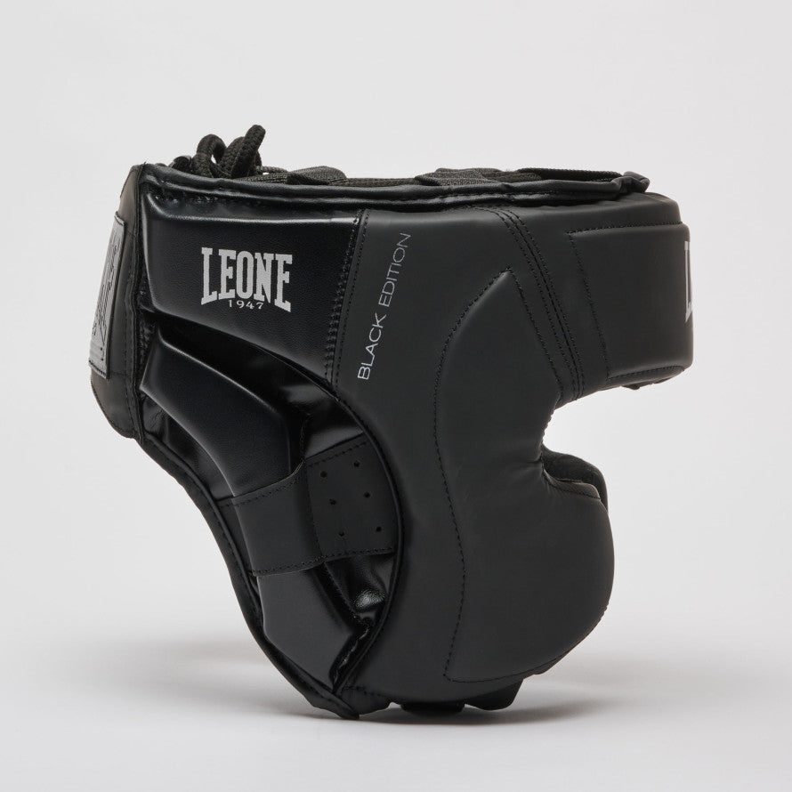 Casco Leone Black Edition CS435 con parazigomi