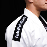 BJJ Gi Manto Society bianco-Combat Arena