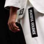 BJJ Gi Manto Society bianco-Combat Arena
