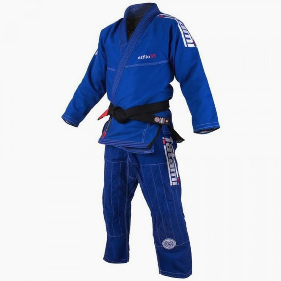 BJJ Gi Tatami Fightwear Estilo 6.0 blu-bianco