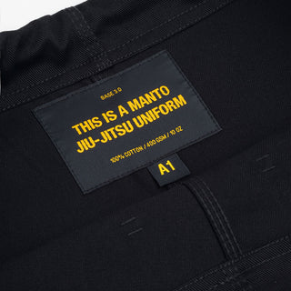 BJJ Gi Manto Base 3.0 Nero-arancione