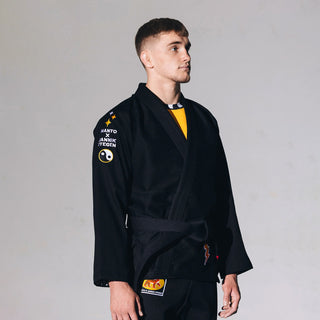 BJJ Gi Manto Tiger's Tail Nero