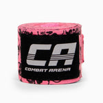 Bendaggi Fasce mani Combat Arena Pink Skulls 3.5 metri-Combat Arena
