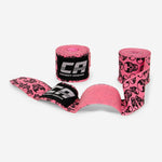 Bendaggi Fasce mani Combat Arena Pink Skulls 3.5 metri-Combat Arena
