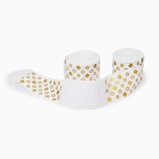 Bendaggi fasce mani Di Nardo 5 mt Bianco-oro