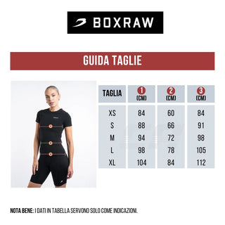 T-shirt donna Boxraw We Don't Play Boxing Crop Nero