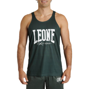 Canotta Leone Logo ABX118 Verde