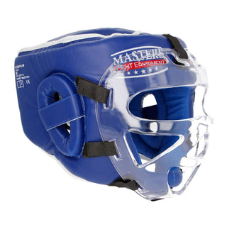 Caschetto con visiera Masters WAKO Blu