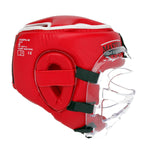 Caschetto con visiera Masters WAKO Rosso