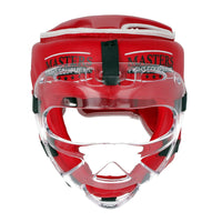 Caschetto con visiera Masters WAKO Rosso