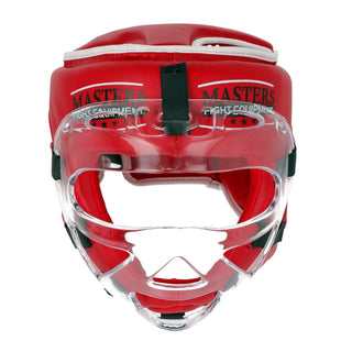 Caschetto con visiera Masters WAKO Rosso