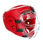 Caschetto con visiera Masters WAKO Rosso