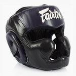 Caschetto Fairtex Diagonal Vision Sparring HG13 Nero-blu