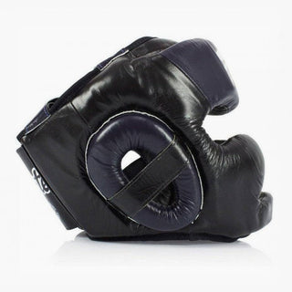 Caschetto Fairtex Diagonal Vision Sparring HG13 Nero-blu