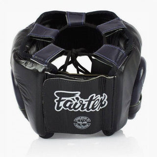 Caschetto Fairtex Diagonal Vision Sparring HG13 Nero-blu