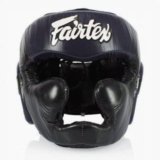 Caschetto Fairtex Diagonal Vision Sparring HG13 Nero-blu