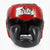 Caschetto Fairtex Diagonal Vision Sparring HG13 Nero-rosso