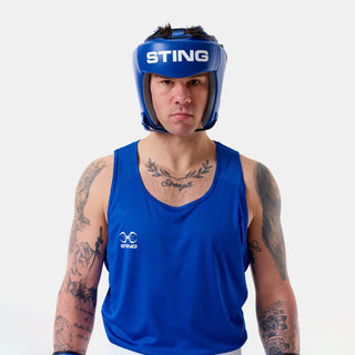 Casco Sting Competition Approved World Boxing Blu