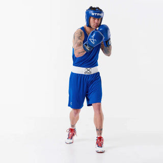 Casco Sting Competition Approved World Boxing Blu