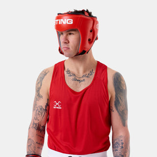 Casco Sting Competition Approved World Boxing Rosso