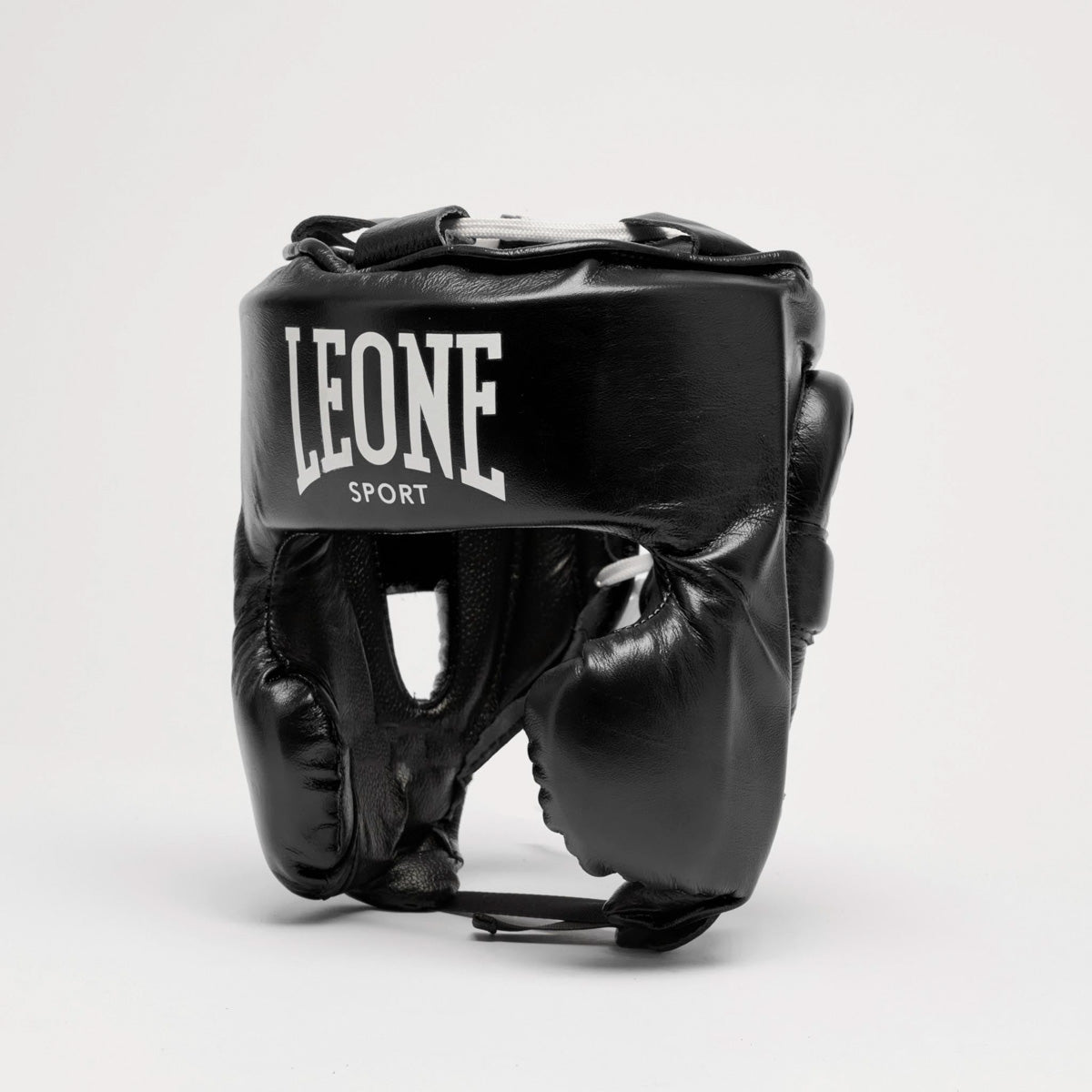 Casco Leone Sport Augusto Classico Nero con parazigomi
