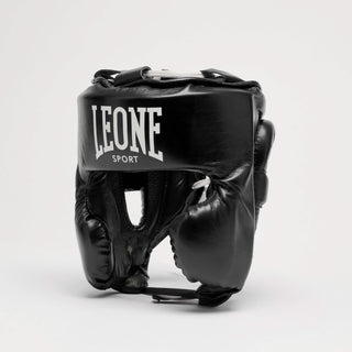 Casco Leone Sport Augusto Classico Nero con parazigomi