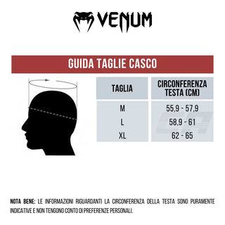 Casco bambino Venum Challenger Bianco-nero