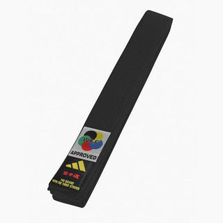 Cintura Adidas Elite WKF Nero con Kanji