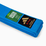 Cintura Adidas Elite WKF Blu con Kanji
