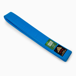 Cintura Adidas Elite WKF Blu con Kanji