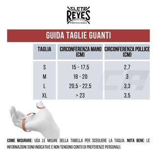 Guanti da sacco Cleto Reyes con velcro