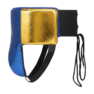 Conchiglia Adidas Pro Boxing Blu-oro-Combat Arena