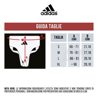 Conchiglia Adidas Pro Boxing Bianco-nero