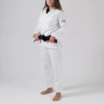 BJJ Gi donna Kingz Empowered Bianco