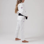 BJJ Gi donna Kingz Empowered Bianco