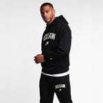 Felpa Boxraw East Street con cappuccio Nero-Combat Arena