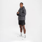 Felpa Boxraw We Don't Play Boxing oversize con cappuccio Grigio-rosa-Combat Arena