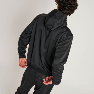 Felpa Leone Balck Lion con cappuccio ABX313 Nero-Combat Arena