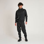 Felpa Leone Balck Lion con cappuccio ABX313 Nero-Combat Arena