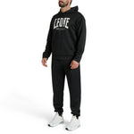 Felpa Leone Logo con cappuccio ABX119 Nero
