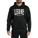 Felpa Leone Logo con cappuccio ABX119 Nero