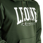 Felpa Leone Logo con cappuccio ABX119 Verde